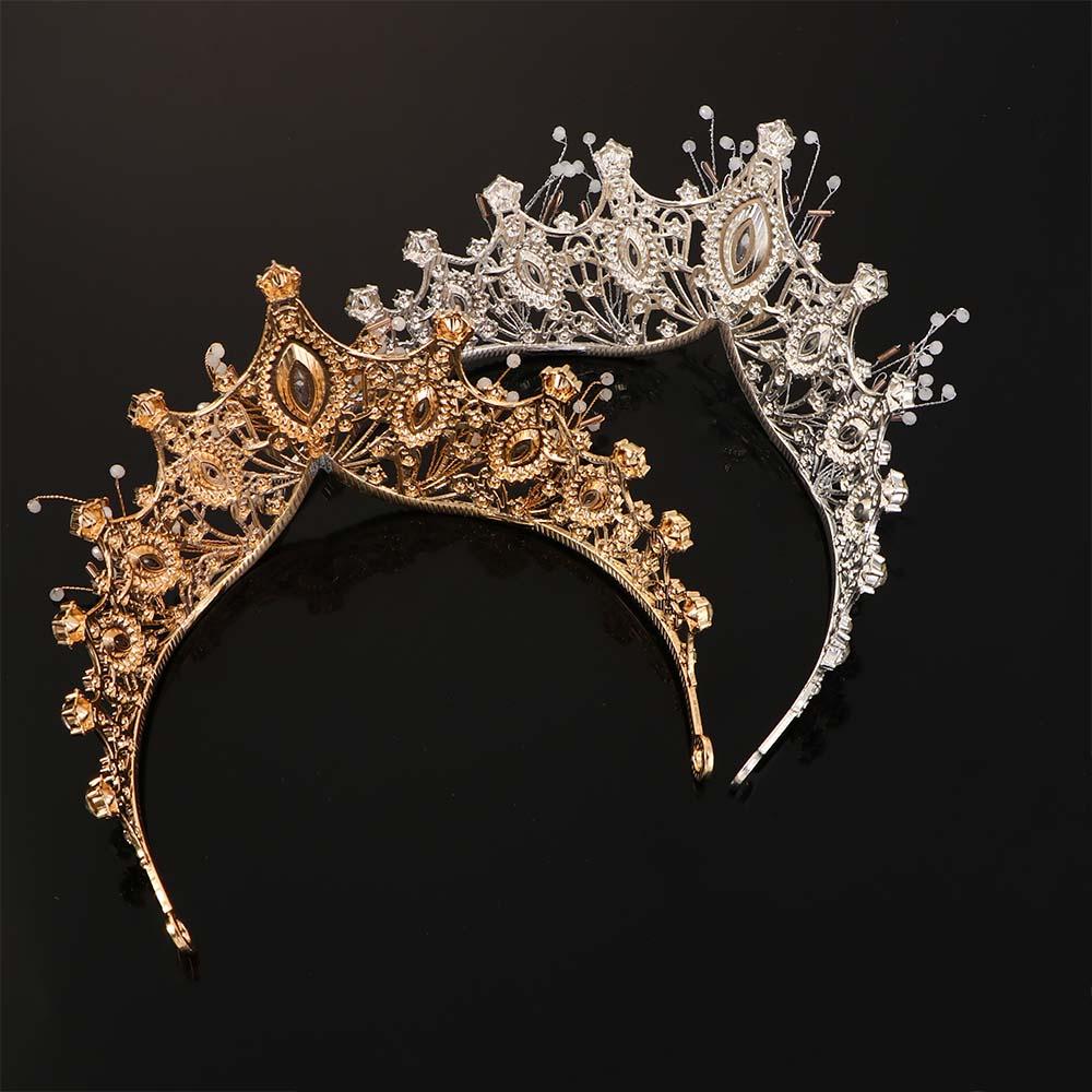Wedding Dress Headband Full Wedding Headwear Hair Accessories Bridal Crown Crystal Tiara срібний
Wedding Dress Headband Full Wedding Headwear Hair Accessories Bridal Crown Crystal Tiara срібний