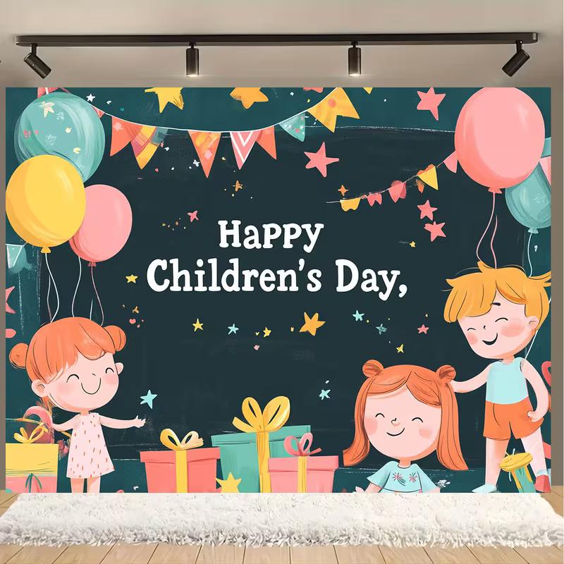 2D Kids Festival Banner Happy Children s Day Gift Balloon Party Photography Background 47.2x31.5inch/120*80cm
2D Kids Festival Banner Happy Children s Day Gift Balloon Party Photography Background 47.2x31.5inch/120*80cm