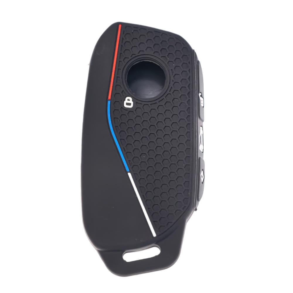 Silicone Car Key Cover Bag for BMW Series 7 735i 740Li X7 X1 U11 2023 I7 G07 LCI XM Shell Case Keychain Protector Accessories чорний
Silicone Car Key Cover Bag for BMW Series 7 735i 740Li X7 X1 U11 2023 I7 G07 LCI XM Shell Case Keychain Protector Accessories чорний