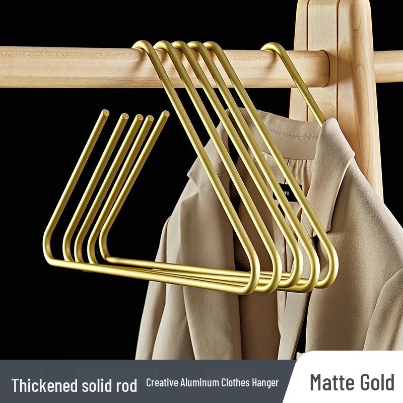 Thickened Aluminum Alloy Clothes Hanger - Light Luxury Outdoor and Wardrobe Drying Rack
Thickened Aluminum Alloy Clothes Hanger - Light Luxury Outdoor and Wardrobe Drying Rack