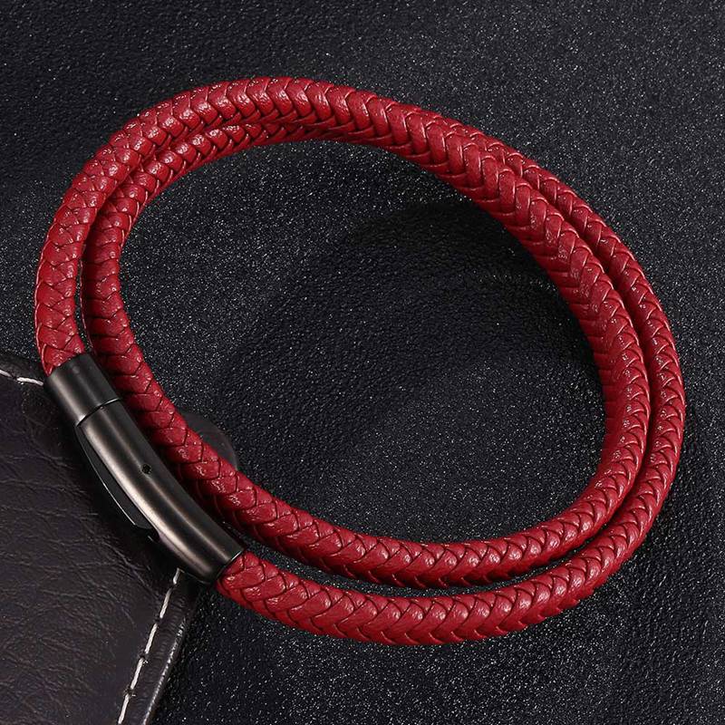 Браслет Lucky Red Leather Woven Bracelet Wrap Multilayer Bracelets Men Women Feminino Pulseras Mulher Jewelry Gift 175mm чёрный
Браслет Lucky Red Leather Woven Bracelet Wrap Multilayer Bracelets Men Women Feminino Pulseras Mulher Jewelry Gift 175mm чёрный