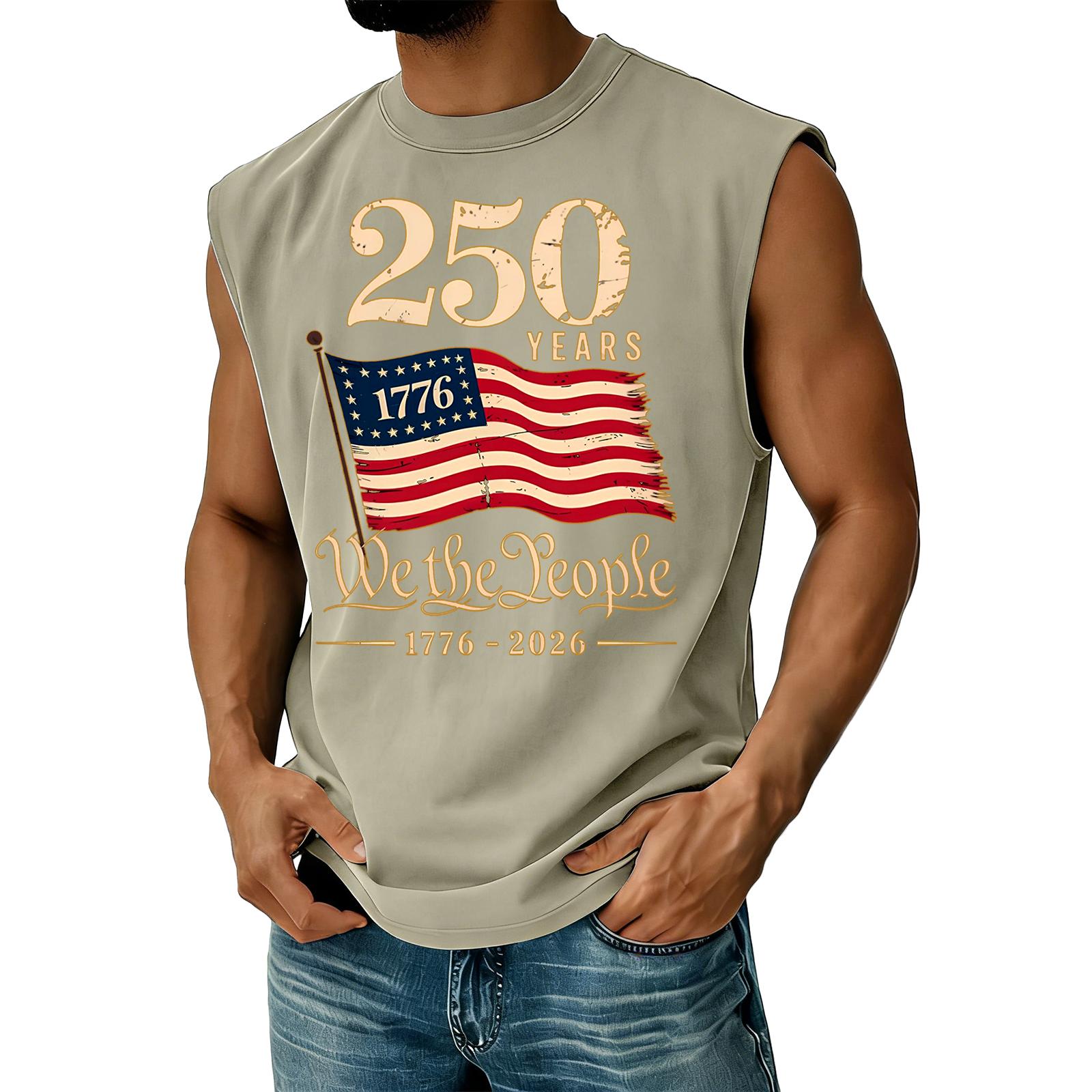 Men s Casual Independence Day Printed Tank Top XXL
Men s Casual Independence Day Printed Tank Top XXL