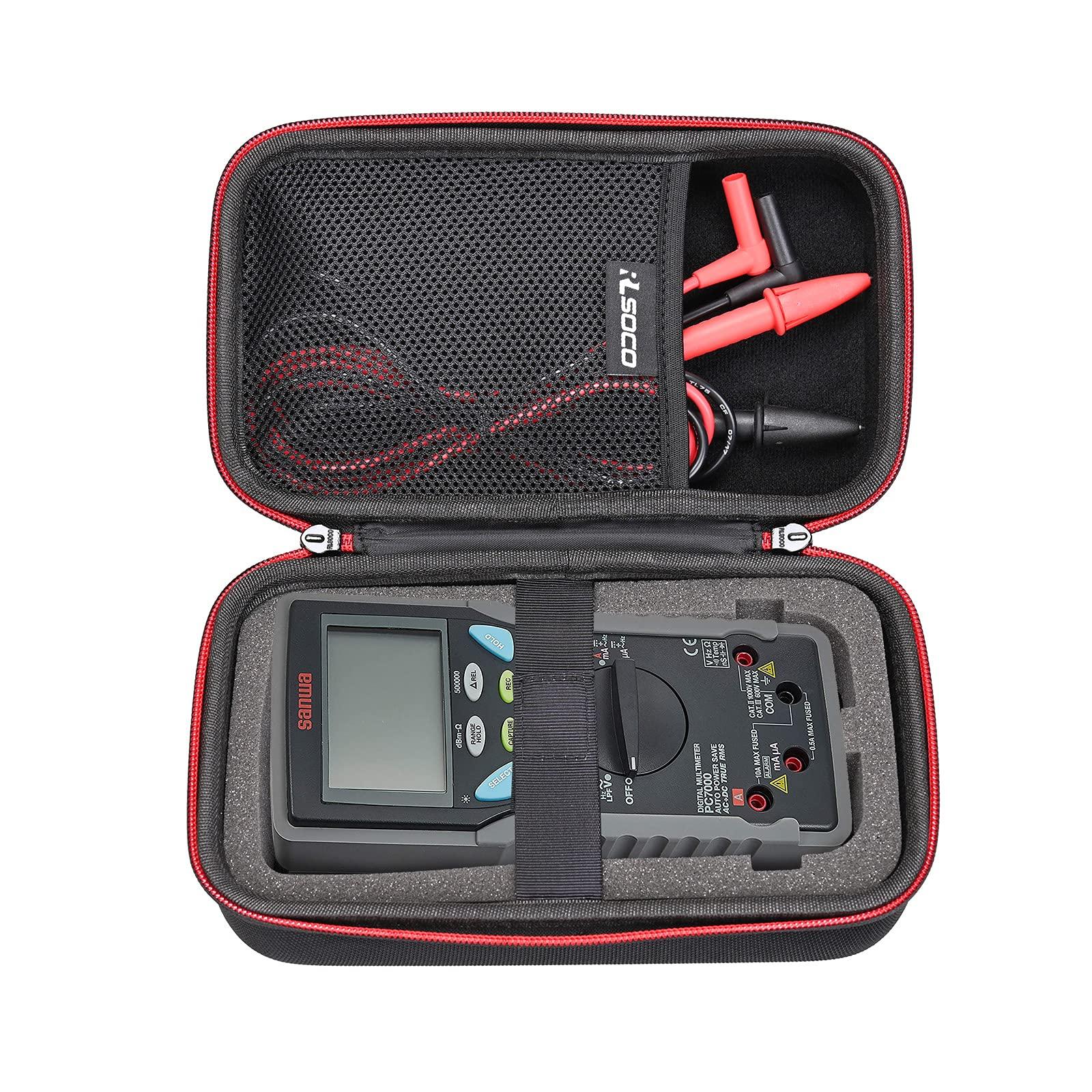 RLSOCO Storage Case for Sanwa Digital Multimeter HIOKI Sanwa Electric Instruments LCR Meter LCR700 PC7000/CD772/CD771/PC773/PC720M, DT4256/3801, сірий колір
RLSOCO Storage Case for Sanwa Digital Multimeter HIOKI Sanwa Electric Instruments LCR Meter LCR700 PC7000/CD772/CD771/PC773/PC720M, DT4256/3801, сірий колір