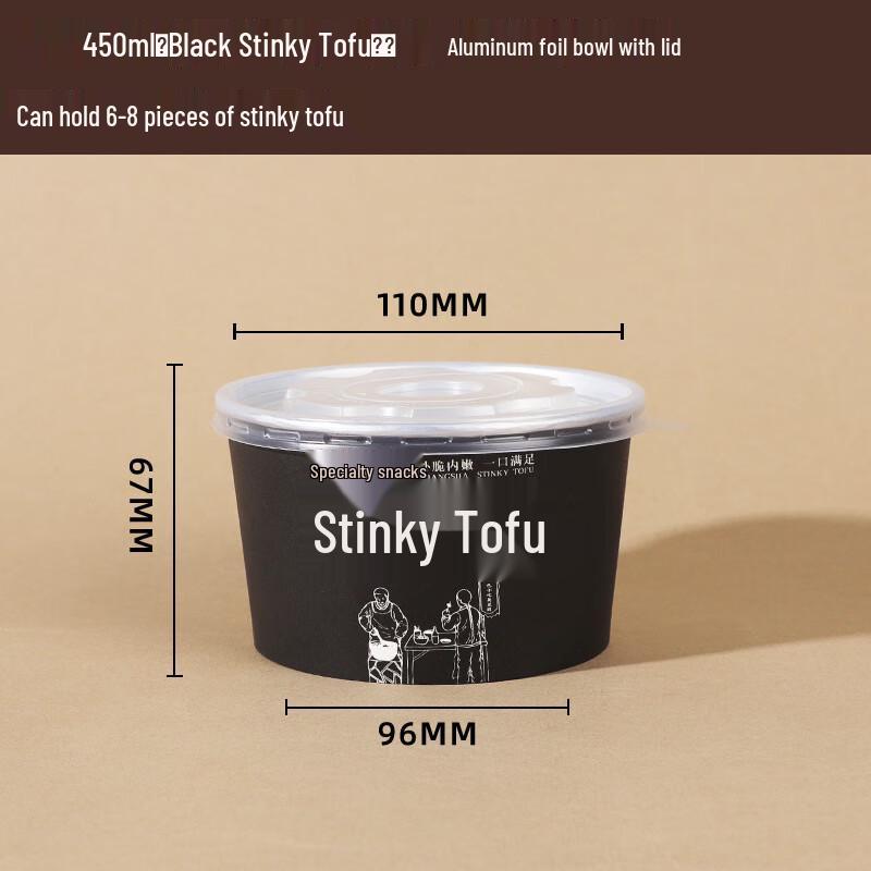 Disposable Black Aluminum Foil Takeaway Bowls with Lids (100 Pack)
Disposable Black Aluminum Foil Takeaway Bowls with Lids (100 Pack)