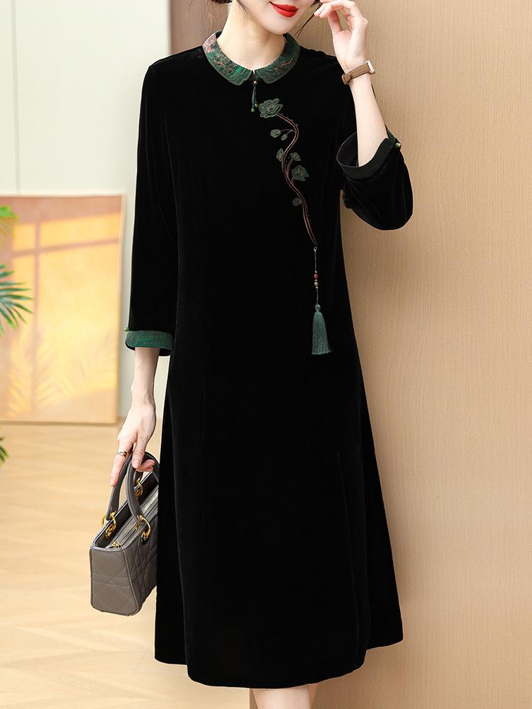 Hengyuanxiang 2025 Осеннее Платье Миди из Золотого Бархата для Женщин 2XL (105–120 jin)
Hengyuanxiang 2025 Осеннее Платье Миди из Золотого Бархата для Женщин 2XL (105–120 jin)