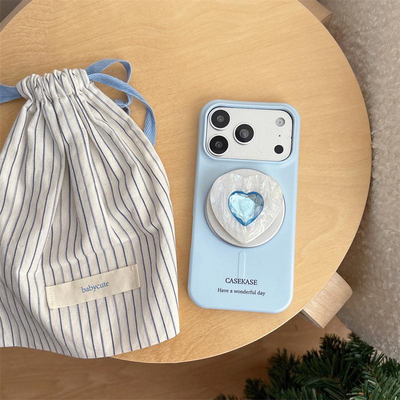 Solid Color Rhinestone Heart Magnetic Stand Case for iPhone 17/16 Pro Max/15 Pro iPhone 17
Solid Color Rhinestone Heart Magnetic Stand Case for iPhone 17/16 Pro Max/15 Pro iPhone 17
