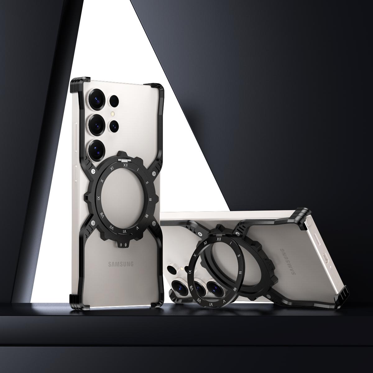 For Samsung Galaxy S23 Ultra Case Luminous Magnetic Kickstand Aluminum Alloy+PC Bumper Phone Cover Heat Dissipation Silver
For Samsung Galaxy S23 Ultra Case Luminous Magnetic Kickstand Aluminum Alloy+PC Bumper Phone Cover Heat Dissipation Silver