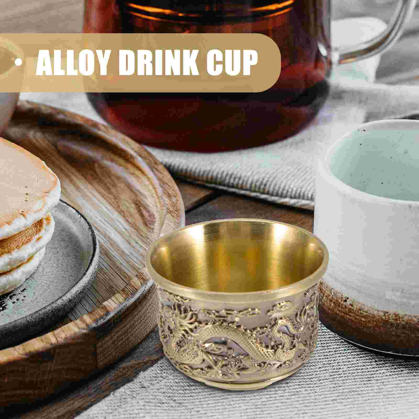 Dragon and Phoenix Cup Office Decor Alloy Drink Small Chinese Style Tea Zinc Retro Teaware Teacup
Dragon and Phoenix Cup Office Decor Alloy Drink Small Chinese Style Tea Zinc Retro Teaware Teacup