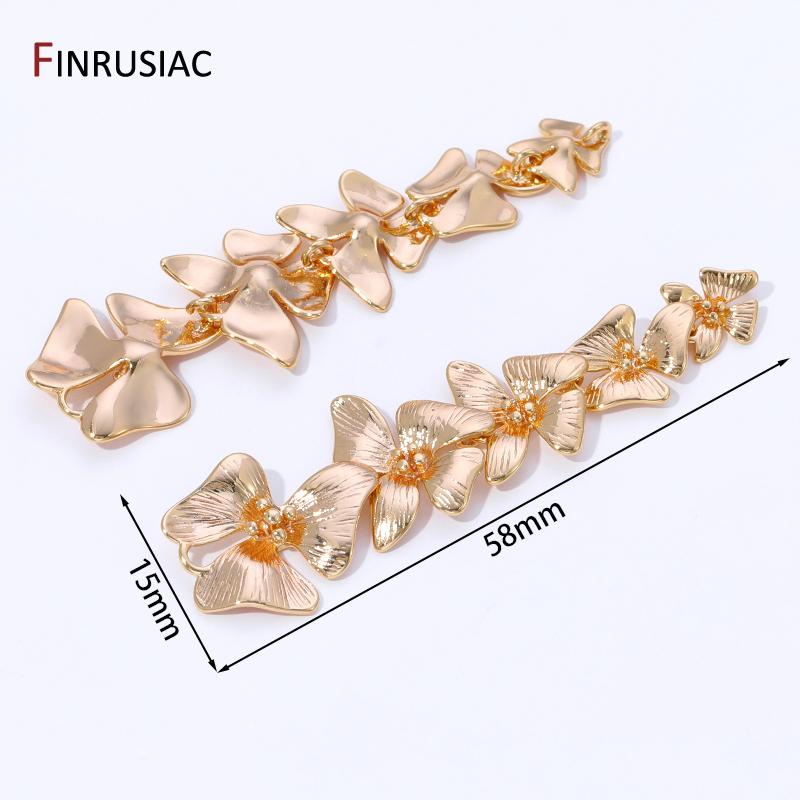 14K Gold Plated Brass Flower Tassel Pendant For Earrings Accessories,Flower Charms Pendant For DIY Jewelry Making Supplies 1 pieces
14K Gold Plated Brass Flower Tassel Pendant For Earrings Accessories,Flower Charms Pendant For DIY Jewelry Making Supplies 1 pieces