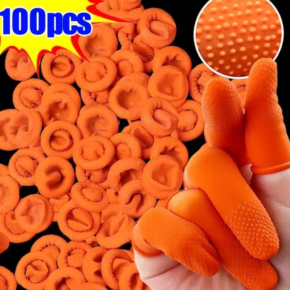 100pcs Anti-Static Rubber Finger Cover Disposable Non-slip Gloves Fingertips Protector For Home M помаранчевий
100pcs Anti-Static Rubber Finger Cover Disposable Non-slip Gloves Fingertips Protector For Home M помаранчевий