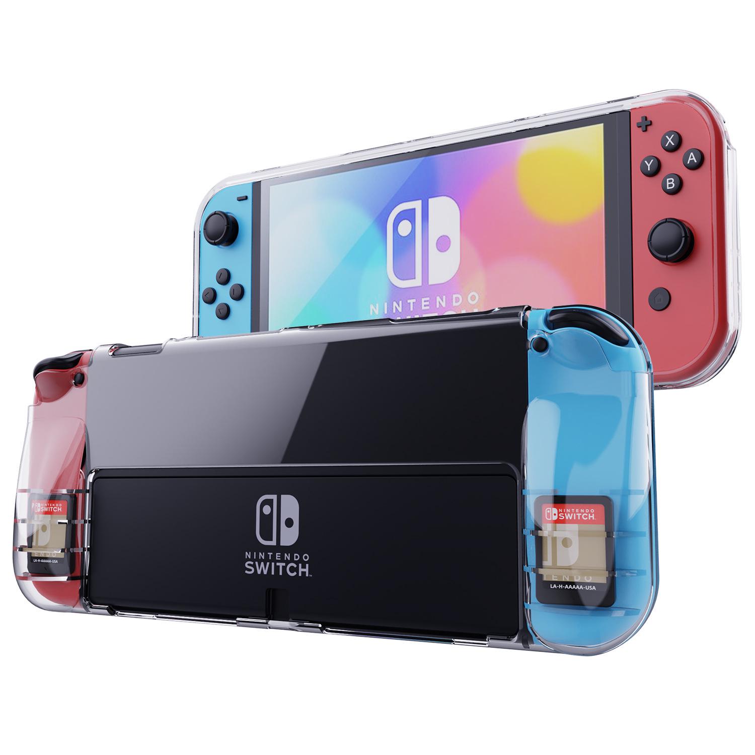 Прозрачный мягкий резиновый чехол Switch OLED для игровой консоли Nintendo с отсеком для картриджа Switch 1st Gen прозрачный
Прозрачный мягкий резиновый чехол Switch OLED для игровой консоли Nintendo с отсеком для картриджа Switch 1st Gen прозрачный