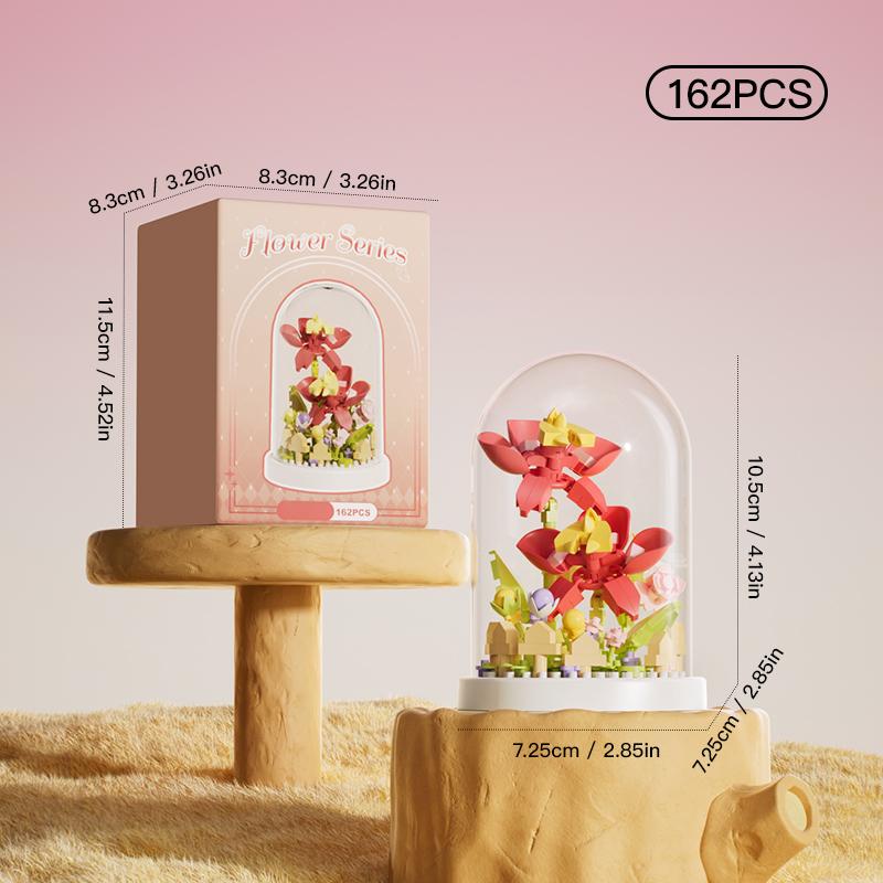 Knyysecq Micro Particle Building Block Flower Parent-Child Interactive Toy Eternal Building Block Flower Children S Toy Gift (As shown-8772)-
Knyysecq Micro Particle Building Block Flower Parent-Child Interactive Toy Eternal Building Block Flower Children S Toy Gift (As shown-8772)-