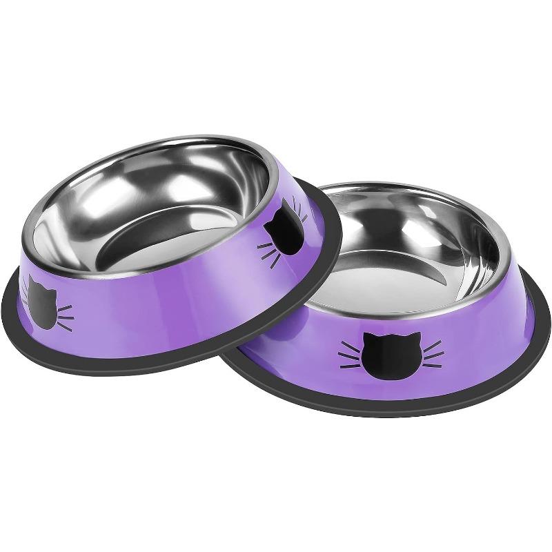 Cat Food Bowl Non Slip Stainless Steel Unbreakable Breakage Removable Rubber High Temperature Resistant Easy Clean Pet Supplies
Cat Food Bowl Non Slip Stainless Steel Unbreakable Breakage Removable Rubber High Temperature Resistant Easy Clean Pet Supplies