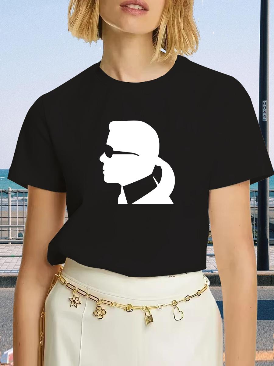 black and white Women s T-Shirt Leisure Fashion Short Sleeve Tees High Quality Comfortable Brand T-shirt Summer Streetwear 2XL
black and white Women s T-Shirt Leisure Fashion Short Sleeve Tees High Quality Comfortable Brand T-shirt Summer Streetwear 2XL
