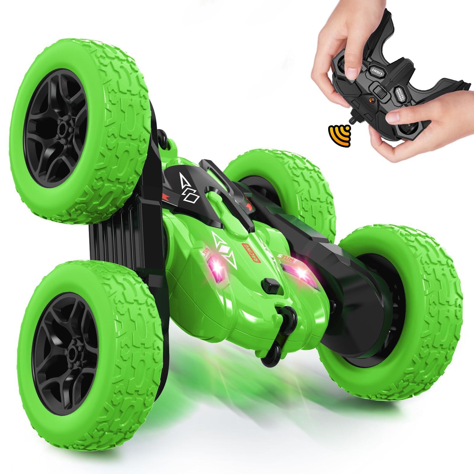 RC Stunt Car 360 Degree Rotation, 2.4GHz Double-sided Driving, Green/purple/blue, Kids Toy for Outdoor Play зелёный
RC Stunt Car 360 Degree Rotation, 2.4GHz Double-sided Driving, Green/purple/blue, Kids Toy for Outdoor Play зелёный