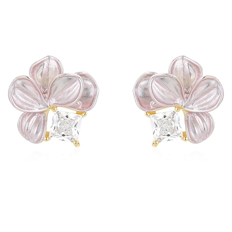 earrings Leave it on ladies second piercing 925 silver Compatible with metal allergies 14k plating both ears cute pink flower earrings accessories
earrings Leave it on ladies second piercing 925 silver Compatible with metal allergies 14k plating both ears cute pink flower earrings accessories
