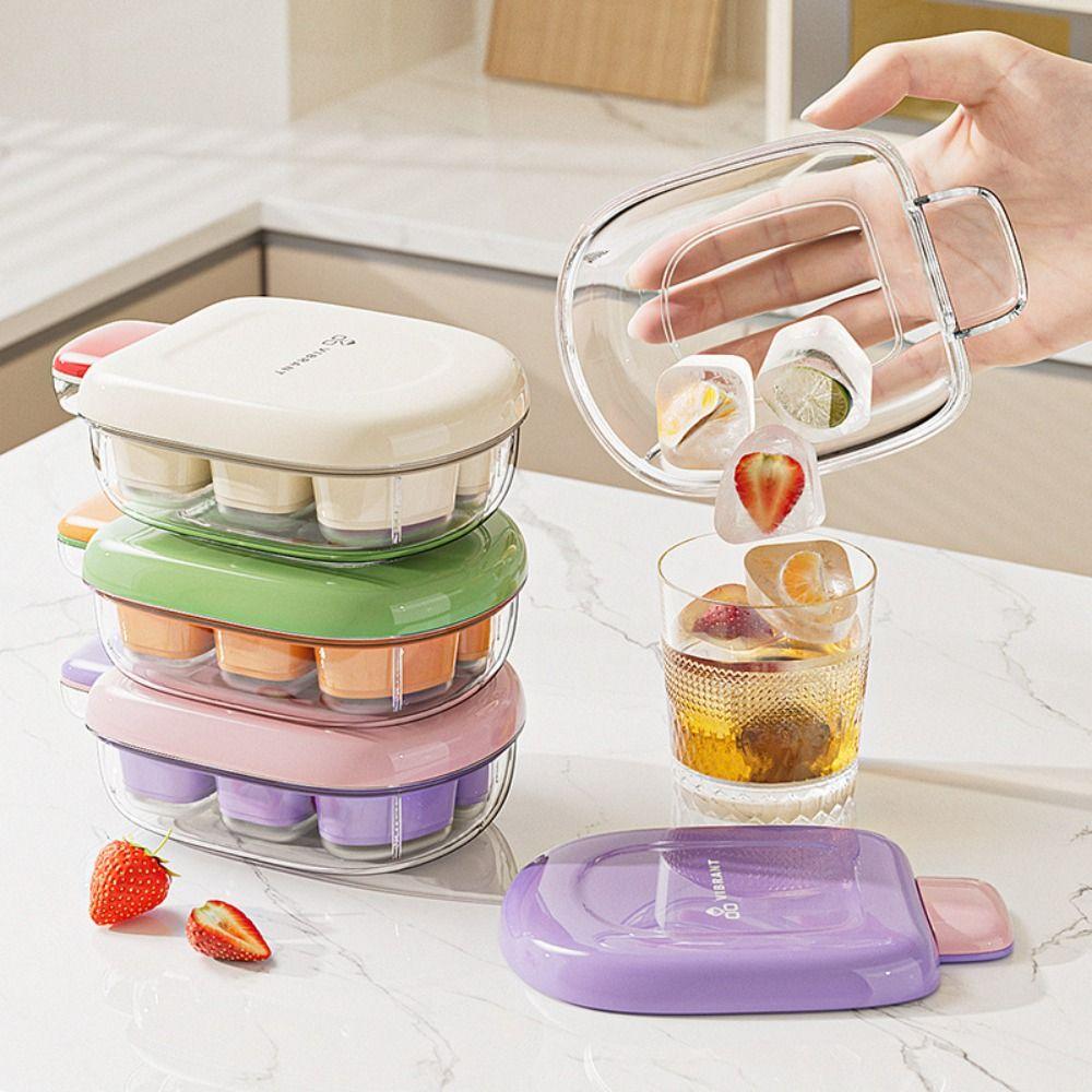 2pcs Cute Ice Cube Mold Press Type Ice Grid Tray Bar Tool Ice Making Box Household рожевий
2pcs Cute Ice Cube Mold Press Type Ice Grid Tray Bar Tool Ice Making Box Household рожевий