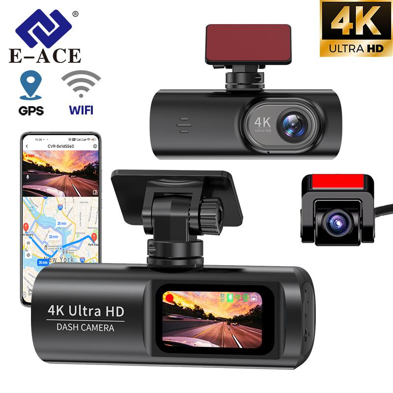 E-ACE Dash Cam UHD 4K для автомобильной камеры ночного видения с GPS WiFi 24-часовая запись парковочного цикла 4K передняя и 1080P задняя с двумя объективами NO TF Card
E-ACE Dash Cam UHD 4K для автомобильной камеры ночного видения с GPS WiFi 24-часовая запись парковочного цикла 4K передняя и 1080P задняя с двумя объективами NO TF Card