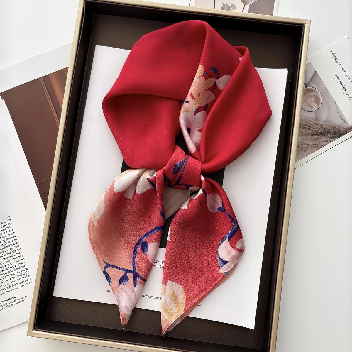 Luxury Satin Print Square Scarf Women Soft Hairband Neckerchief Office Hijab Headband Foulard Bag Ribbons Gift 70x70CM
Luxury Satin Print Square Scarf Women Soft Hairband Neckerchief Office Hijab Headband Foulard Bag Ribbons Gift 70x70CM