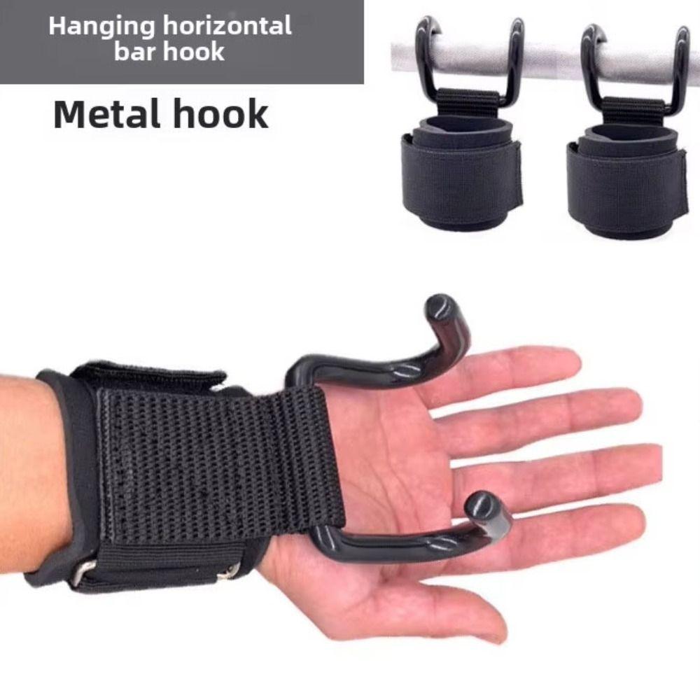 1 pair Non-Slip Weight Lifting Grip Hook Adjustable Steel Hook Grips Strap Fitness чорний
1 pair Non-Slip Weight Lifting Grip Hook Adjustable Steel Hook Grips Strap Fitness чорний