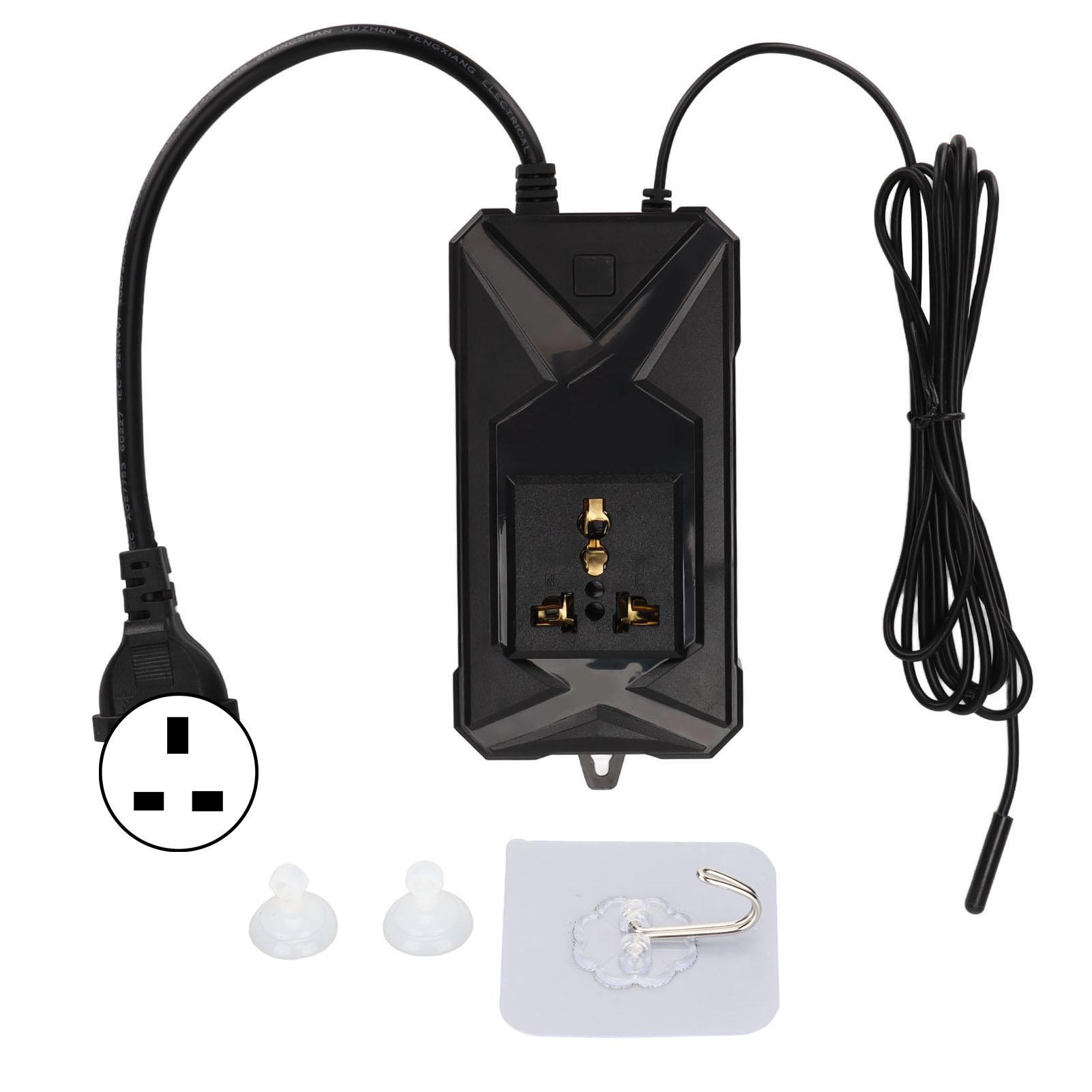 Aquarium Temperature Controller Real Time Digital Over Temp Fish Tank Thermostat with Probe
Aquarium Temperature Controller Real Time Digital Over Temp Fish Tank Thermostat with Probe