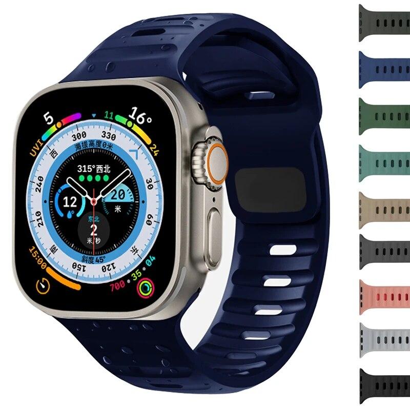 Ремешок для Apple Watch Band 49 мм, 44 мм, 45 мм, 41 мм, 40 мм, 42 мм, 38 мм, мягкий силиконовый спортивный браслет iwatch Serise 8 7 SE 6 5 3 Ultra 49 мм
Ремешок для Apple Watch Band 49 мм, 44 мм, 45 мм, 41 мм, 40 мм, 42 мм, 38 мм, мягкий силиконовый спортивный браслет iwatch Serise 8 7 SE 6 5 3 Ultra 49 мм