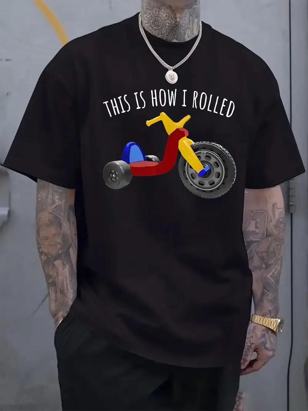 Graphic Print Short-Sleeve T-shirt - This Is How I Rolled Scooter Design XL
Graphic Print Short-Sleeve T-shirt - This Is How I Rolled Scooter Design XL