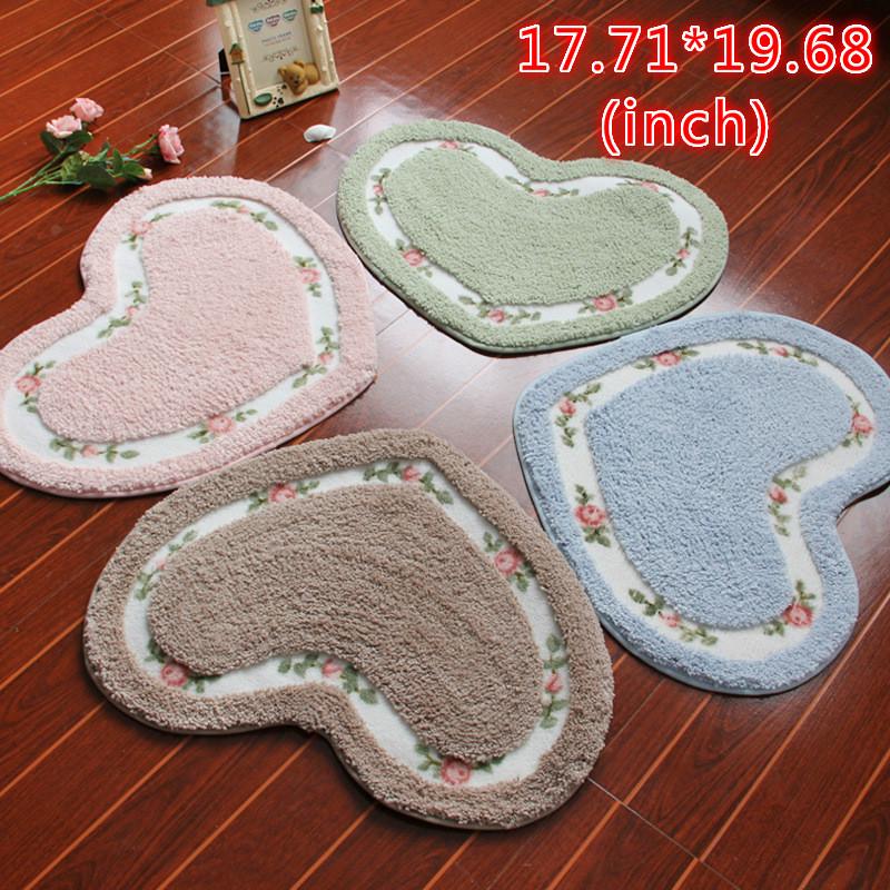 Heart Shape Non-Slip Mat Rose Floral Bath Mat Floor Cushion Home Bedroom Decor зелений
Heart Shape Non-Slip Mat Rose Floral Bath Mat Floor Cushion Home Bedroom Decor зелений