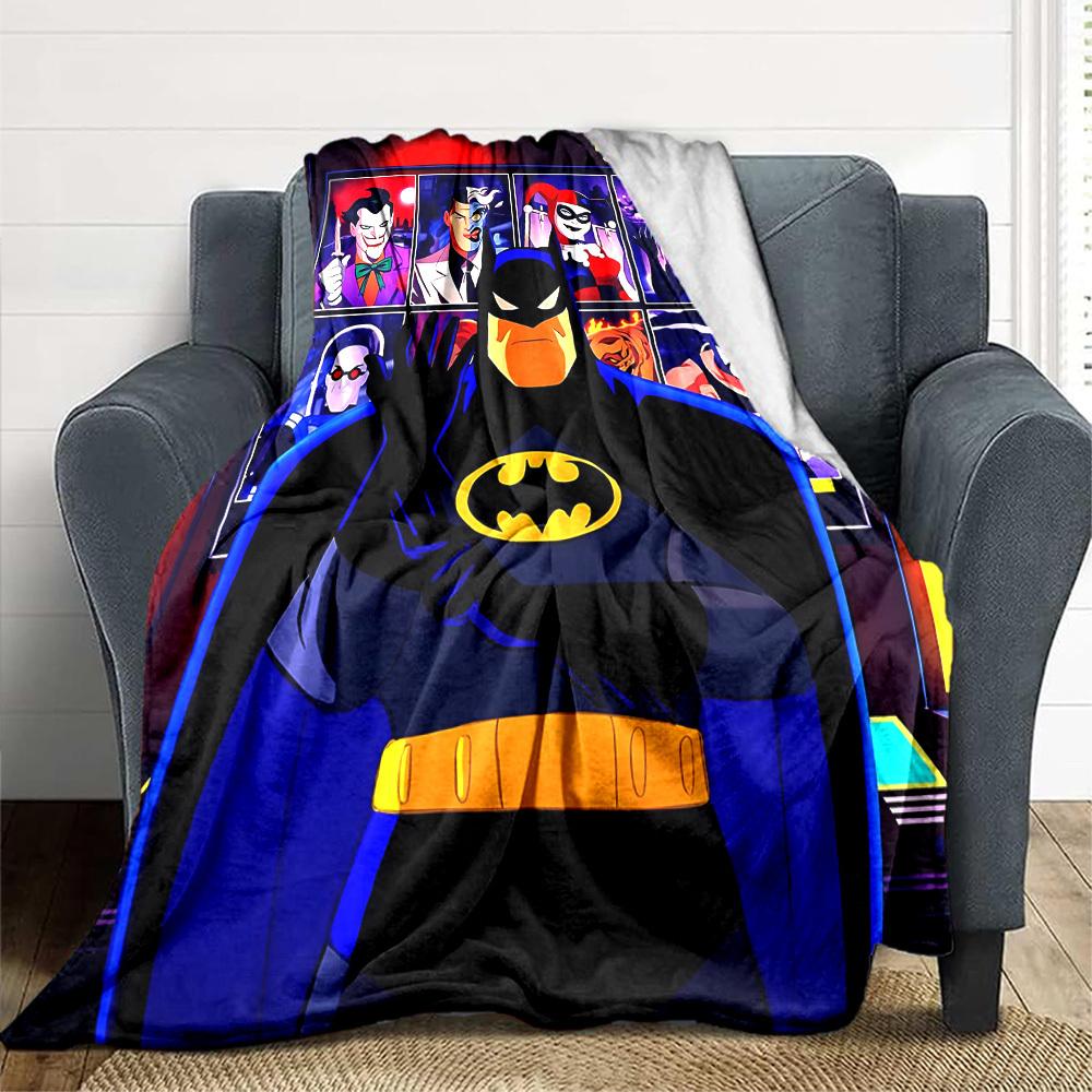 1pc Batman Blanket Lightweight Flannel Throw For Sofa, Bed, Travel, Livingroom, Office, Couch, Chair, And Bed 80x120cm
1pc Batman Blanket Lightweight Flannel Throw For Sofa, Bed, Travel, Livingroom, Office, Couch, Chair, And Bed 80x120cm