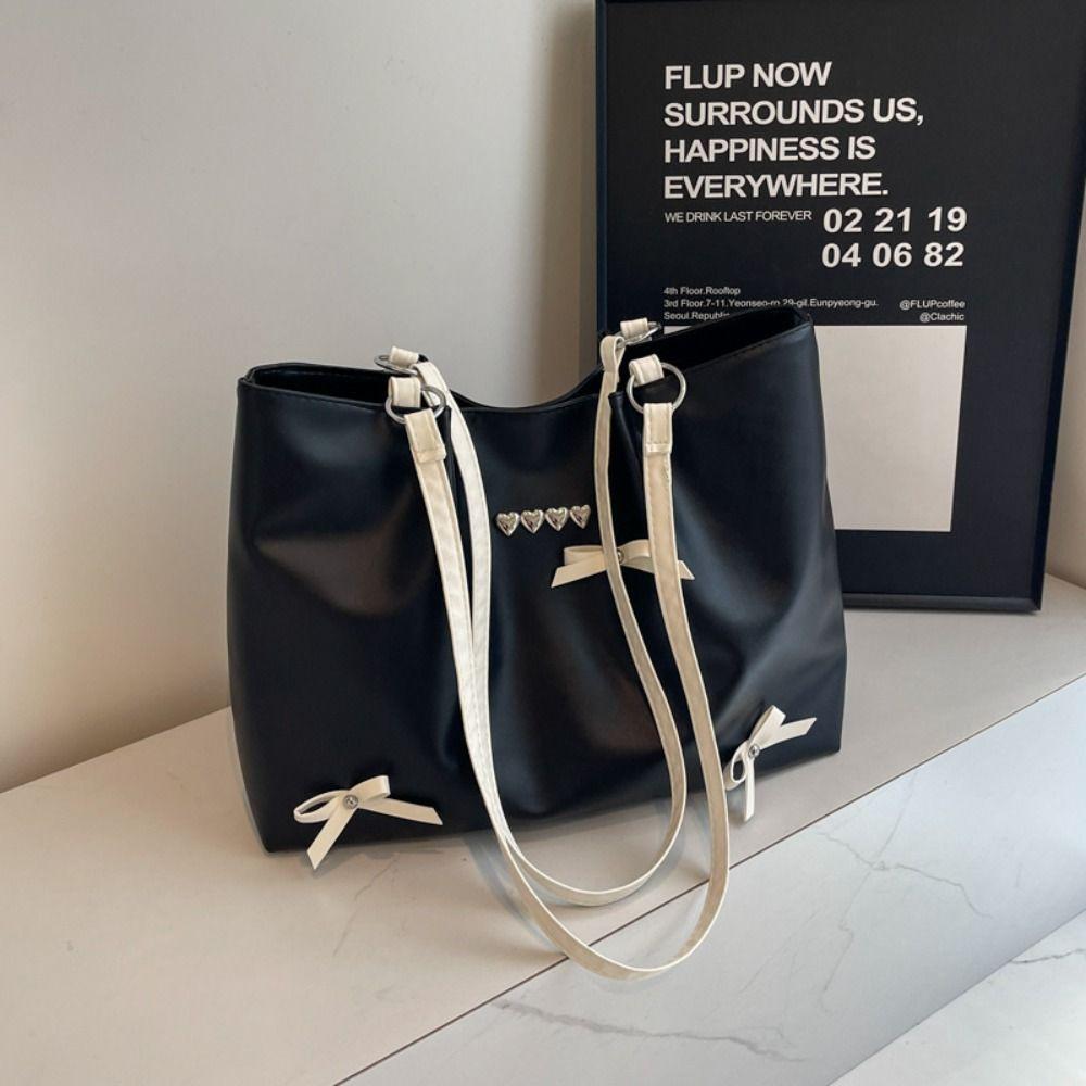 Korean Style Bow Tie Shoulder Bag PU Leather Heart Underarm Bag Balletcore Bow Handbag Girls белый
Korean Style Bow Tie Shoulder Bag PU Leather Heart Underarm Bag Balletcore Bow Handbag Girls белый