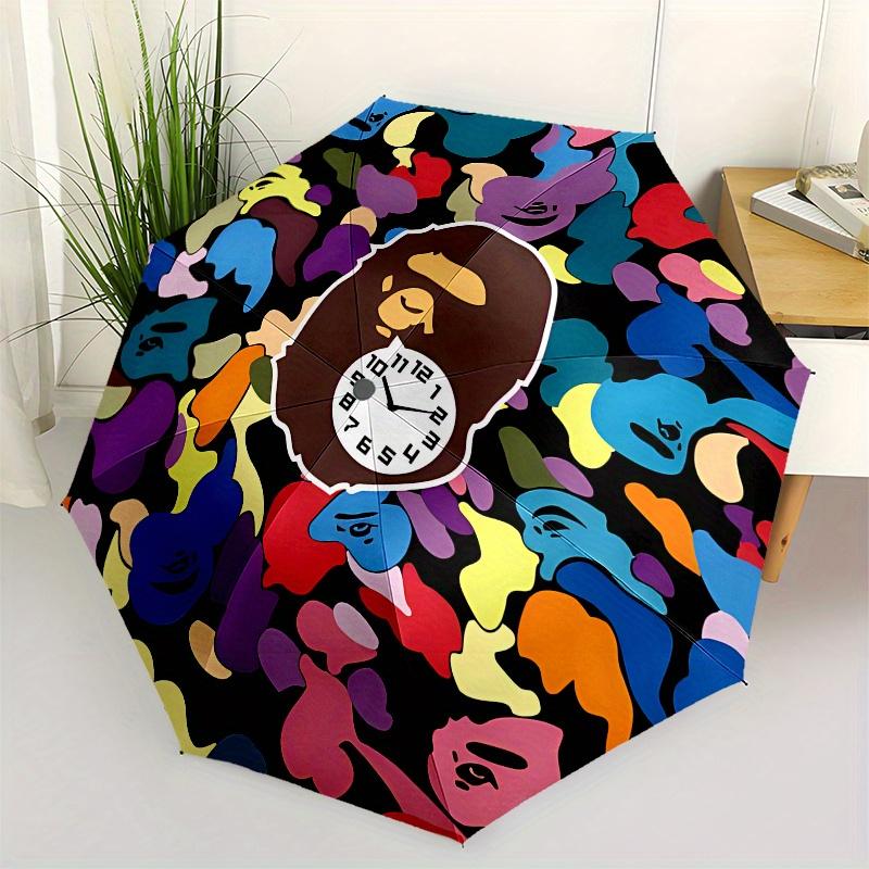 Настенные часы BAPE Camo Красочный зонт с художественным дизайном Милый зонт с милым дизайном, портативный 3-складной компактный зонт для мужчин и женщин, S353
Настенные часы BAPE Camo Красочный зонт с художественным дизайном Милый зонт с милым дизайном, портативный 3-складной компактный зонт для мужчин и женщин, S353