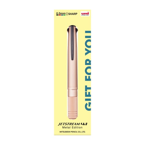 Многофункциональная ручка Mitsubishi Pencil Jet Stream 4&1 Metal Edition 0.5 Limited Gift Package Pink Gold MSXE5200A7422
Многофункциональная ручка Mitsubishi Pencil Jet Stream 4&1 Metal Edition 0.5 Limited Gift Package Pink Gold MSXE5200A7422