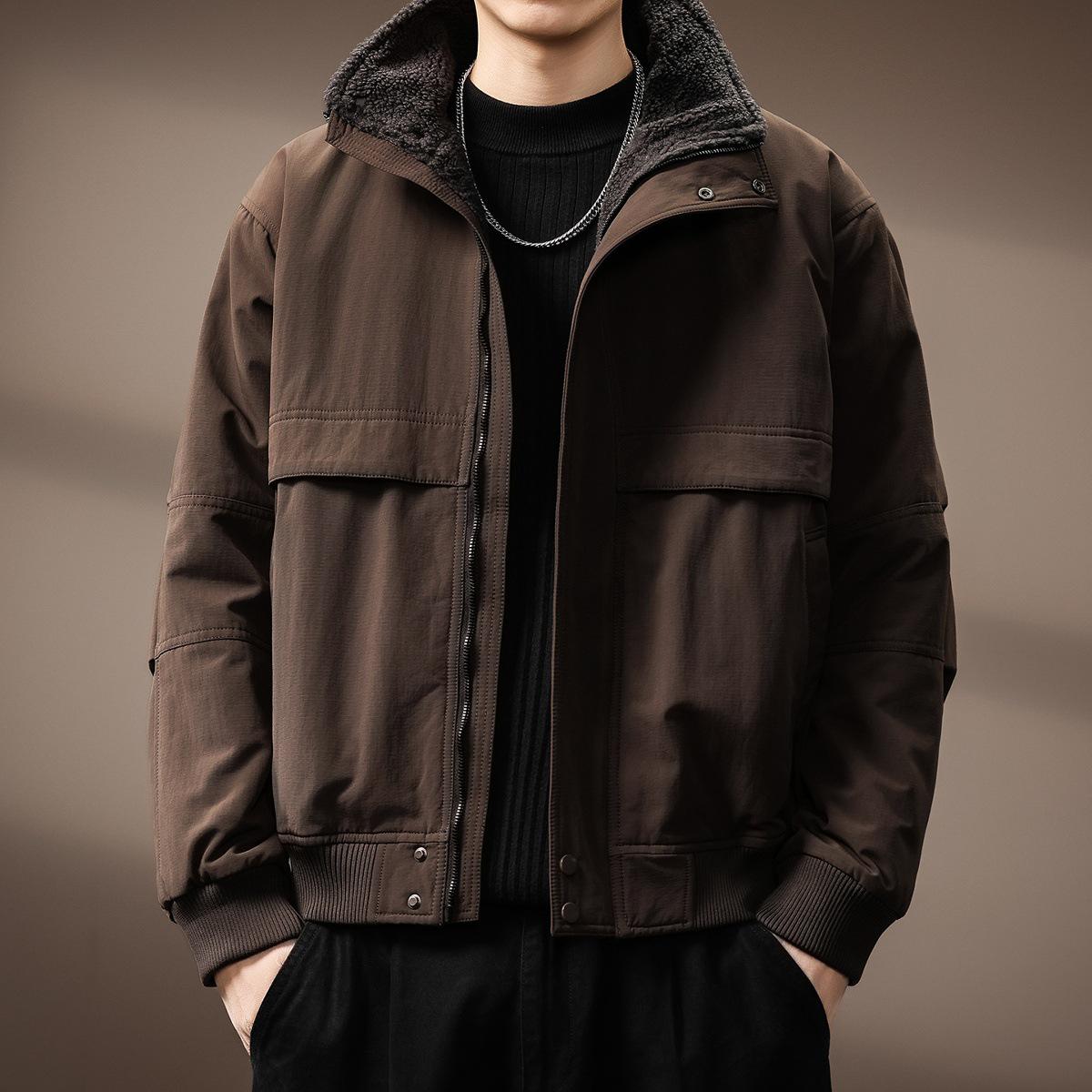 Men s High-End American Heavyweight Lambswool Workwear Jacket for Winter - Zuo Shan Diao Coat with Warm Cotton Lining XL for 140-160 jin
Men s High-End American Heavyweight Lambswool Workwear Jacket for Winter - Zuo Shan Diao Coat with Warm Cotton Lining XL for 140-160 jin