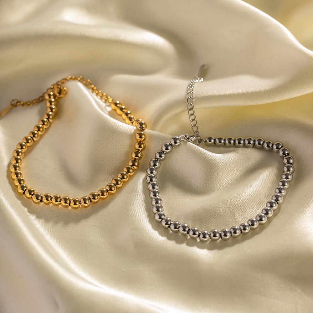Charming Colorful Stainless Steel Bracelet - Minimalist INS Style European & American 18K Gold Titanium Steel Bead
Charming Colorful Stainless Steel Bracelet - Minimalist INS Style European & American 18K Gold Titanium Steel Bead