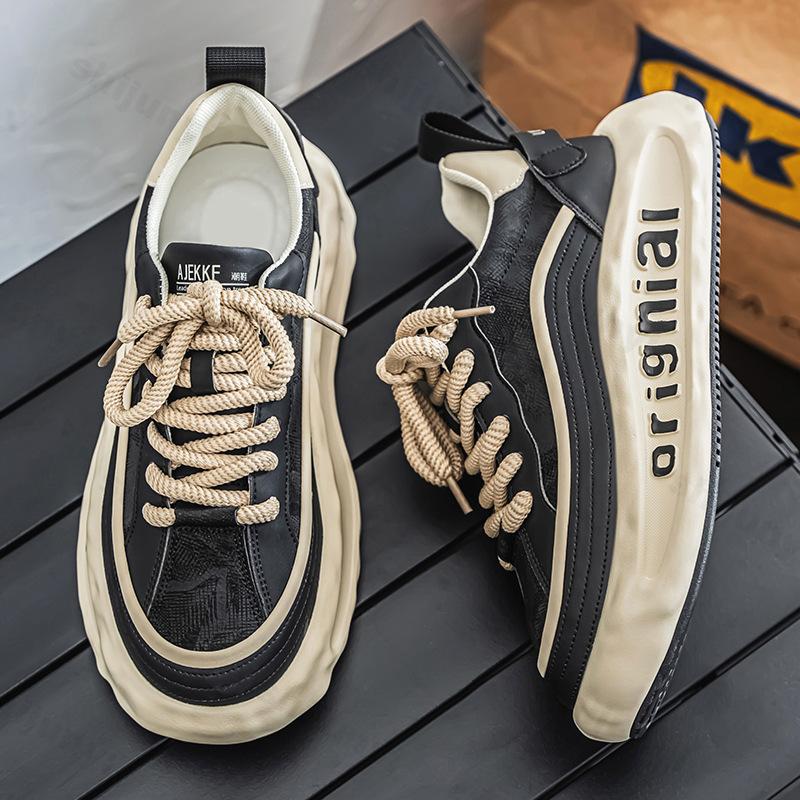 2026 Spring New Men s Low Cut Fashi Trend Versatile Casual Sports Shoes Color Blocked Comfortable Thick Soled Chunky sneakers 44 чорний
2026 Spring New Men s Low Cut Fashi Trend Versatile Casual Sports Shoes Color Blocked Comfortable Thick Soled Chunky sneakers 44 чорний