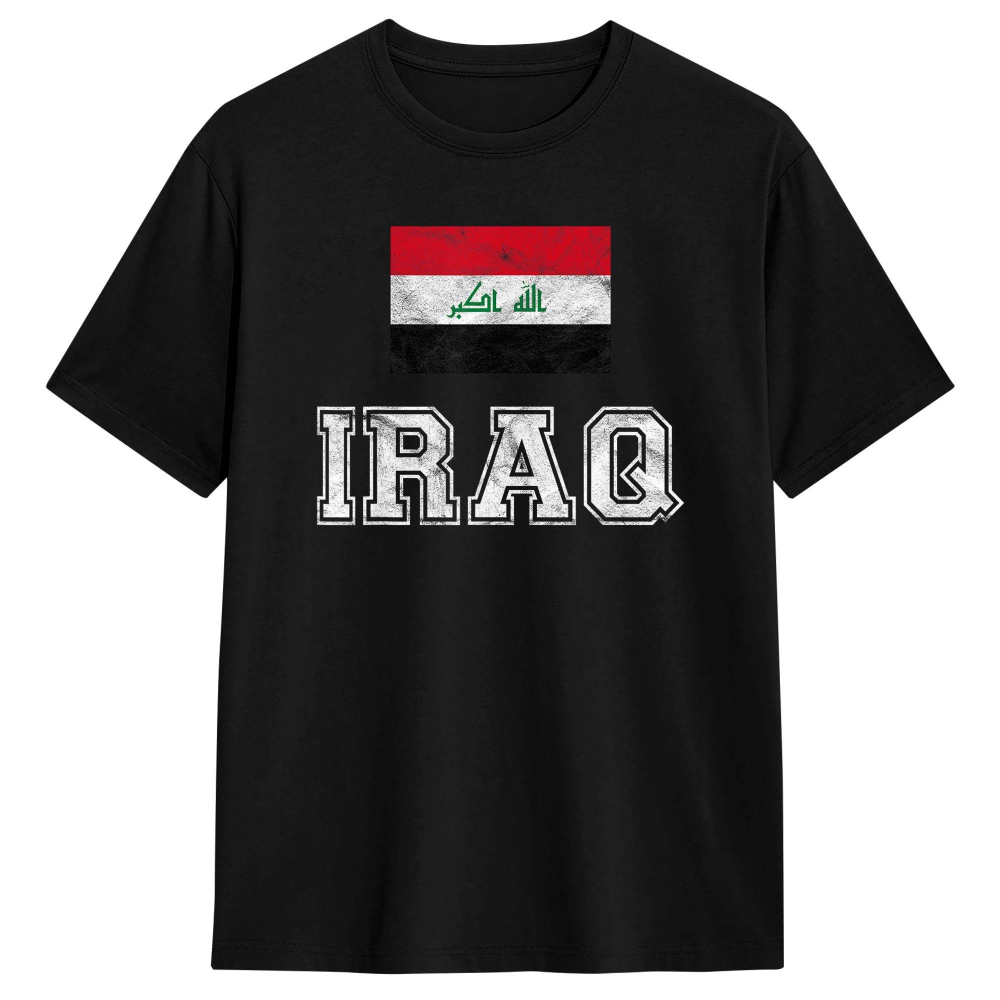 Novelty Iraq Flag T-Shirts for Men Crewneck 100% Cotton T Shirt Short Sleeve Tees Summer Tops 5XL різнокольоровий
Novelty Iraq Flag T-Shirts for Men Crewneck 100% Cotton T Shirt Short Sleeve Tees Summer Tops 5XL різнокольоровий