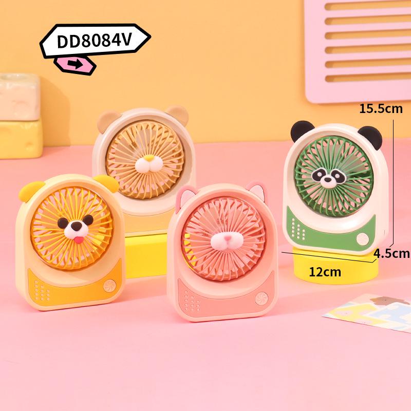 Cartoon USB Rechargeable Mini Fan: Portable Handheld & Desktop Use for Summer Color Note
Cartoon USB Rechargeable Mini Fan: Portable Handheld & Desktop Use for Summer Color Note