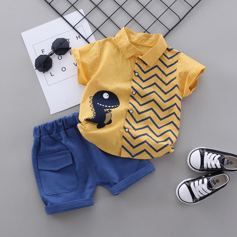 Children s Dinosaur Shirt Set - Summer Boys Casual 2-piece Set 90cm
Children s Dinosaur Shirt Set - Summer Boys Casual 2-piece Set 90cm