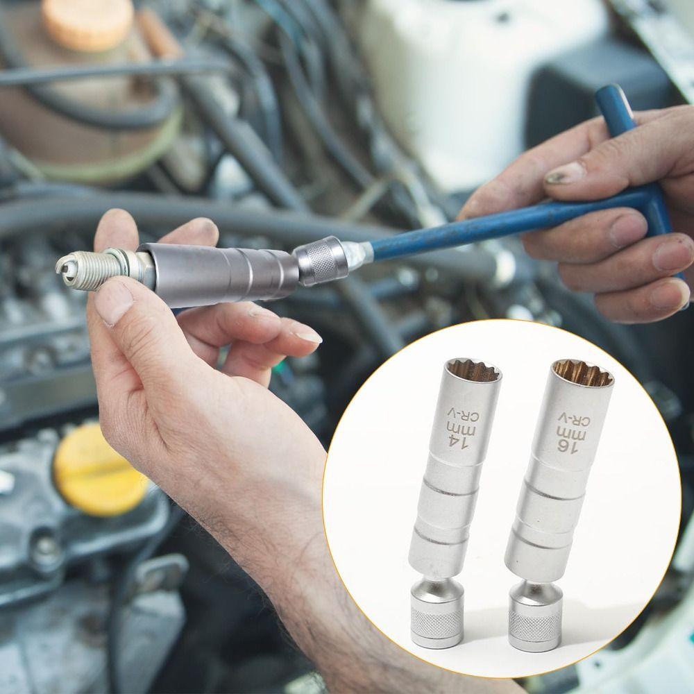 Professional Magnetic Spark Plug Socket Extended Spark Plug Removal Tool Trucks 16mm with Extension
Professional Magnetic Spark Plug Socket Extended Spark Plug Removal Tool Trucks 16mm with Extension