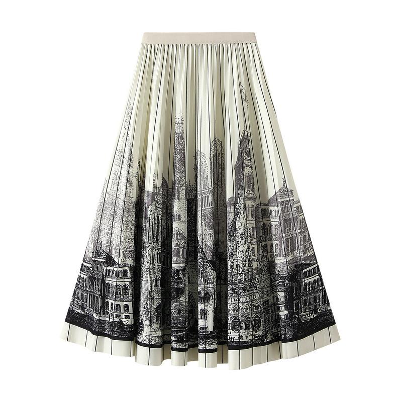 Women s Pleated Midi Skirt Chiffon Elastic High Waist Long Skirts Swing A-Line Boho Flowy Skirts Outfits Casual Beach Ruffled Maxi Skirt for Women One size
Women s Pleated Midi Skirt Chiffon Elastic High Waist Long Skirts Swing A-Line Boho Flowy Skirts Outfits Casual Beach Ruffled Maxi Skirt for Women One size