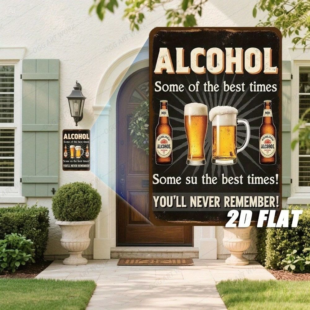 Vintage Metal Beer Sign Alcohol Wall Decor Bar Poster
Vintage Metal Beer Sign Alcohol Wall Decor Bar Poster