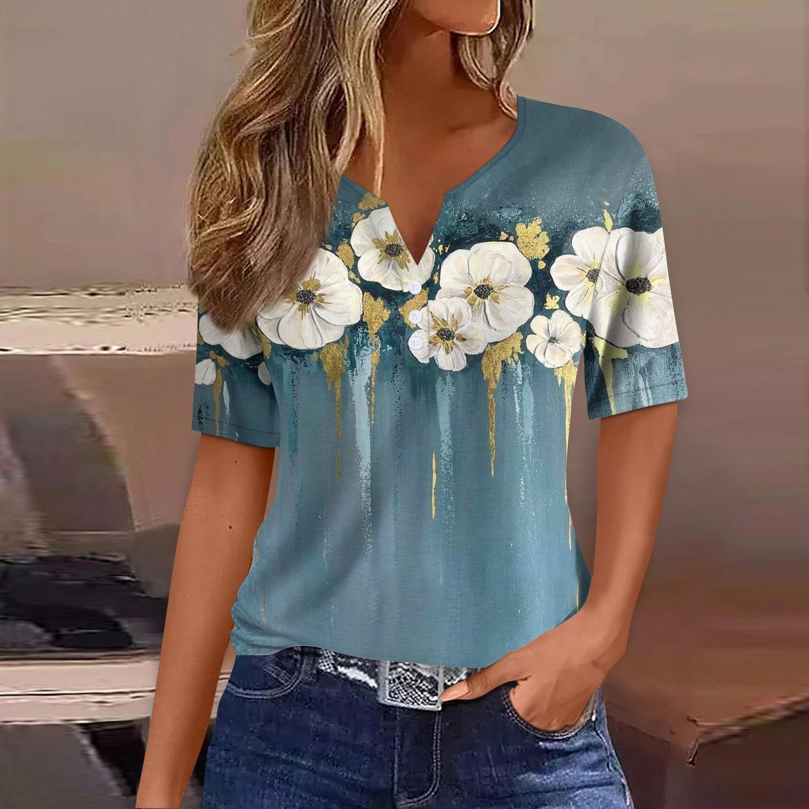 Жен. Футболка Футболка С принтом Пуговицы С короткими рукавами Повседневные Выходные Мода Классический V-образный вырез Обычный Верх XL синий
Жен. Футболка Футболка С принтом Пуговицы С короткими рукавами Повседневные Выходные Мода Классический V-образный вырез Обычный Верх XL синий