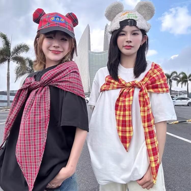 Women s Plaid Bow Splicing T-shirt American Loose Casual Short Sleeved T-shirts Round Neck Cotton Versatile Female s Top XXXL білий
Women s Plaid Bow Splicing T-shirt American Loose Casual Short Sleeved T-shirts Round Neck Cotton Versatile Female s Top XXXL білий