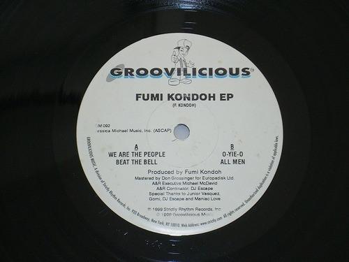 12inch Record FUMI KONDOH - Fumi Kondoh EP GM092 Groovilicious 1999 US Dance & Electronica Used
12inch Record FUMI KONDOH - Fumi Kondoh EP GM092 Groovilicious 1999 US Dance & Electronica Used