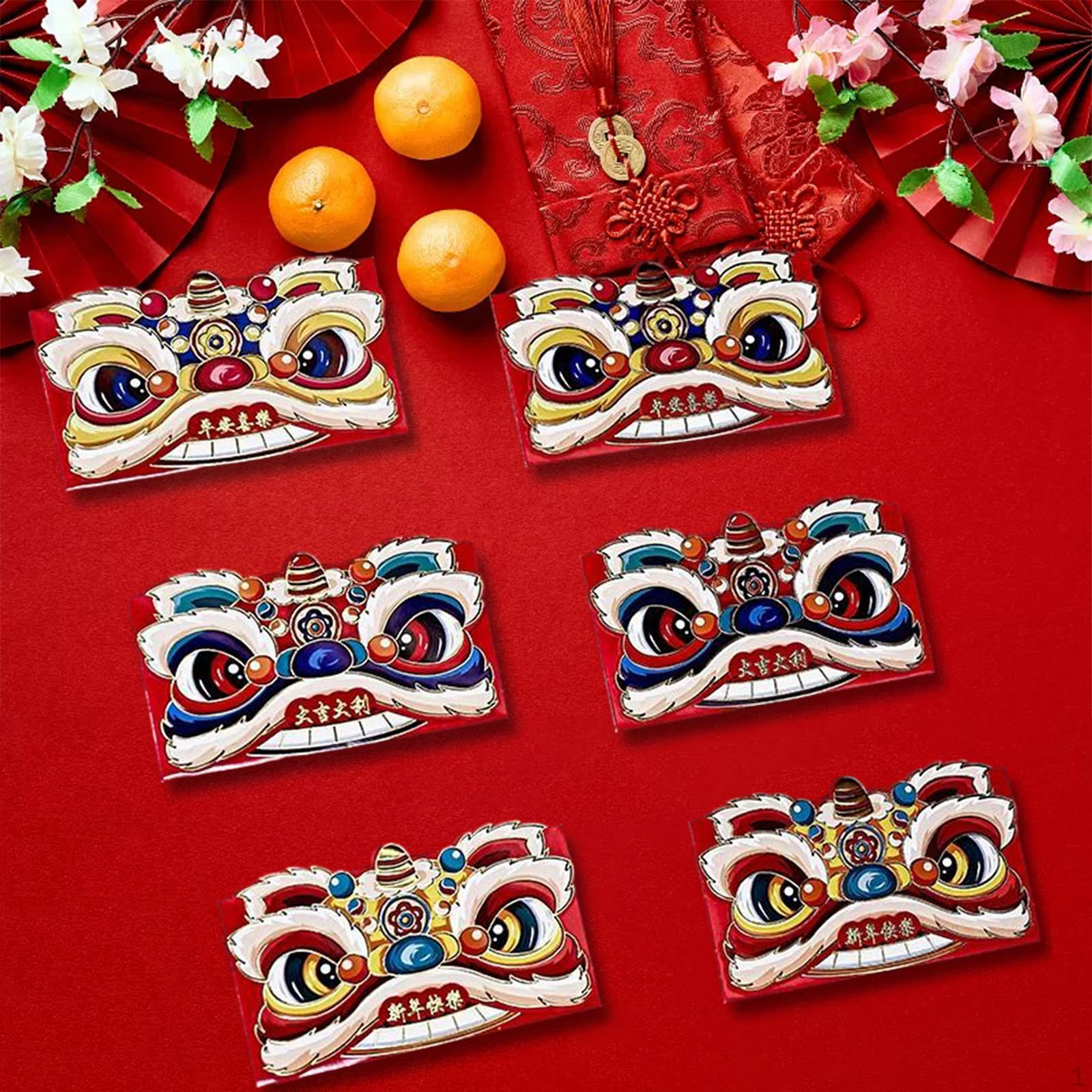 6 штук Красных конвертов по китайскому лунному календарю Hong Bao Lucky Money для детского душа Style A
6 штук Красных конвертов по китайскому лунному календарю Hong Bao Lucky Money для детского душа Style A