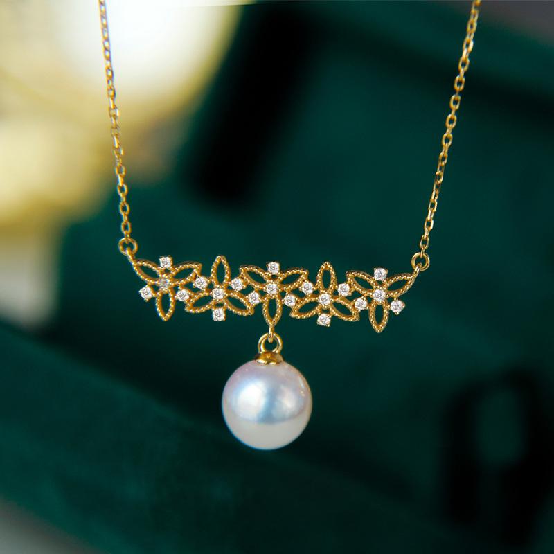 S925 Sterling Silver Retro Pearl Pendant Necklace - Japanese Light Luxury Clavicle Chain Design for Women 925 Silver
S925 Sterling Silver Retro Pearl Pendant Necklace - Japanese Light Luxury Clavicle Chain Design for Women 925 Silver