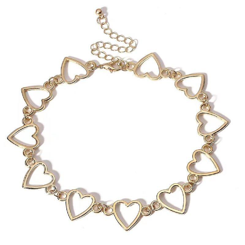 Openwork Heart Necklace for Women Hollow Love Heart Pendant Collarbone Chain Edgy Versatile European Jewelry
Openwork Heart Necklace for Women Hollow Love Heart Pendant Collarbone Chain Edgy Versatile European Jewelry