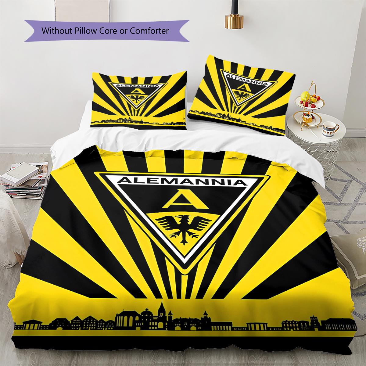 Alemannia Aachen Pattern Bedding,Quilt Set Quilt Cover Pillowcase Home Birthday Gift (1 * duvet cover + 2 * pillowcase, without core) 135x200cm
Alemannia Aachen Pattern Bedding,Quilt Set Quilt Cover Pillowcase Home Birthday Gift (1 * duvet cover + 2 * pillowcase, without core) 135x200cm