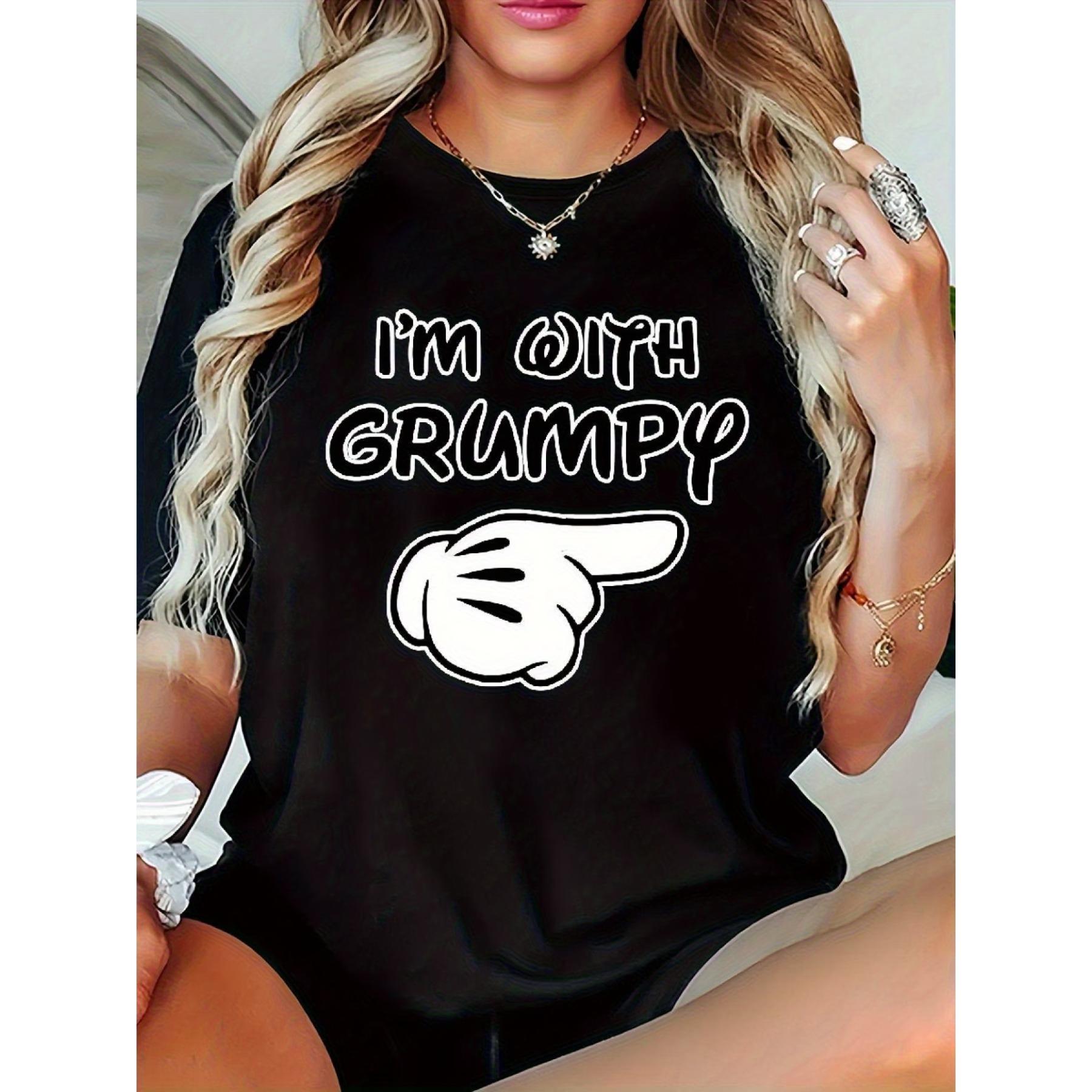 Футболка с графическим принтом Grumpy Fun, с коротким рукавом, круглым вырезом, повседневный топ для лета и весны, женская одежда S чёрный
Футболка с графическим принтом Grumpy Fun, с коротким рукавом, круглым вырезом, повседневный топ для лета и весны, женская одежда S чёрный