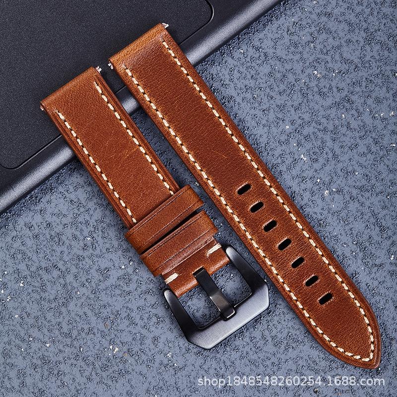 High-End Oil Bead Flat Body Peina Hi Quick-Release Leather Strap Suitable For 20Mm/24Mm/Retro Stitched Leather 20mm silver buckle светло-коричневого
High-End Oil Bead Flat Body Peina Hi Quick-Release Leather Strap Suitable For 20Mm/24Mm/Retro Stitched Leather 20mm silver buckle светло-коричневого